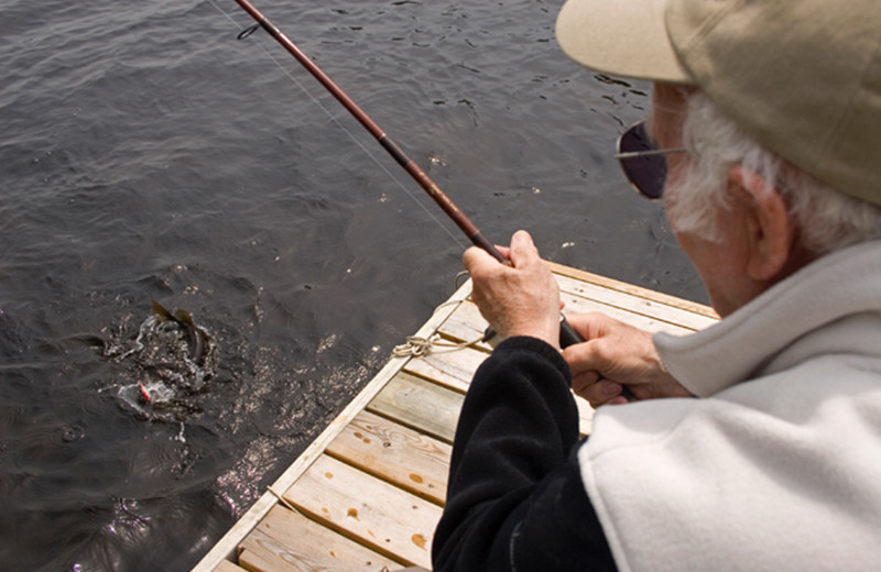 Fishing at Nor'Wester Lodge & Canoe Outfitters.