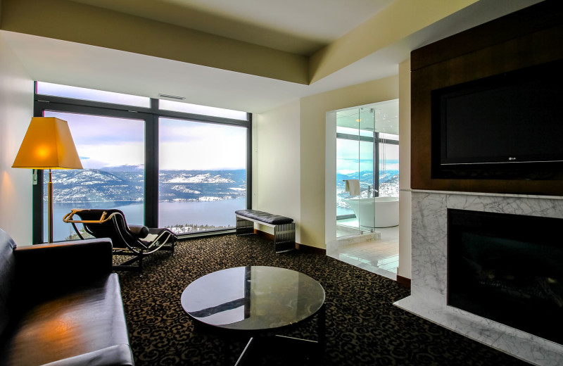 Guest room at Sparkling Hill Resort.