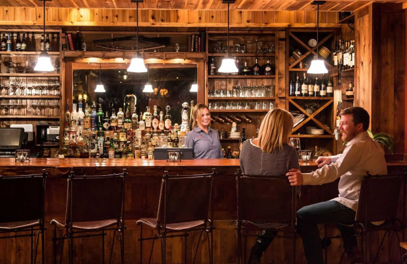 Bar at Rainbow Ranch Lodge.