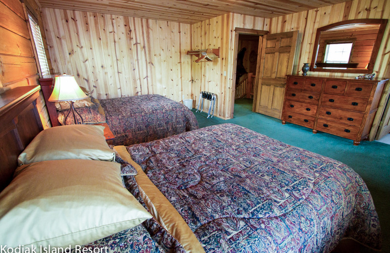 Guest room at Alaska's Kodiak Island Resort.