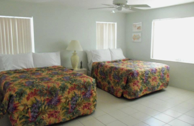 Double bedroom view at Coral Bay Resort.