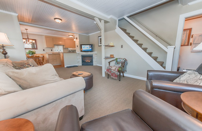 Cottage interior at Placid Bay Inn.