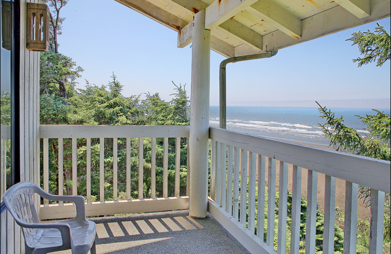 Deck view at Ocean Crest Resort.