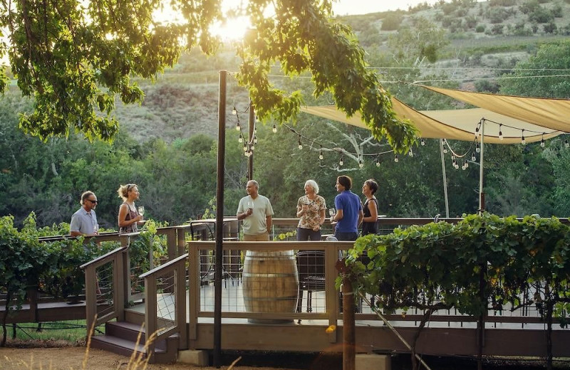 Patio at Las Posadas of Sedona.