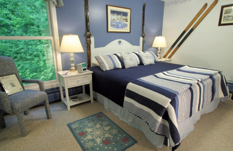 Guest room at Weathertop Mountain Inn.