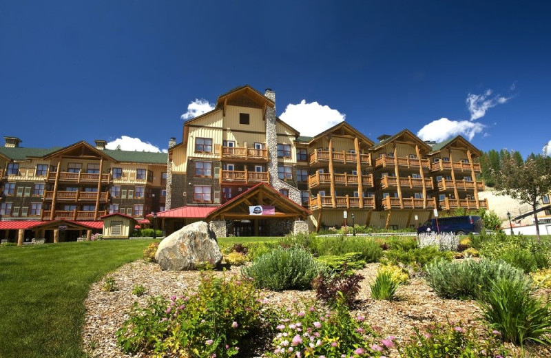 Exterior view of Trickle Creek Lodge.