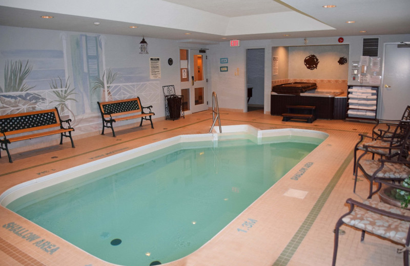 Indoor pool at Stone Gate Inn.