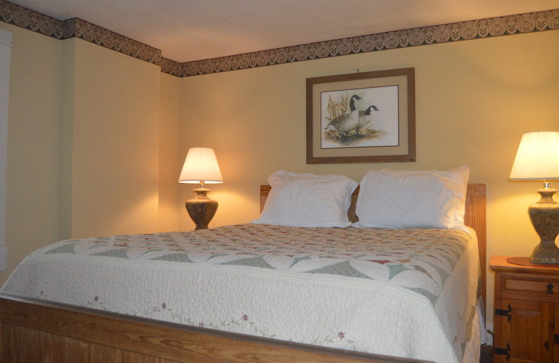 Rental bedroom at Stay Waterfront - Cheat River Lodge & Cabins.