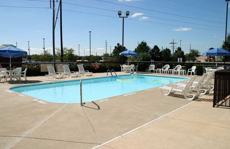 Outdoor pool at Hampton Inn Springfield-South.