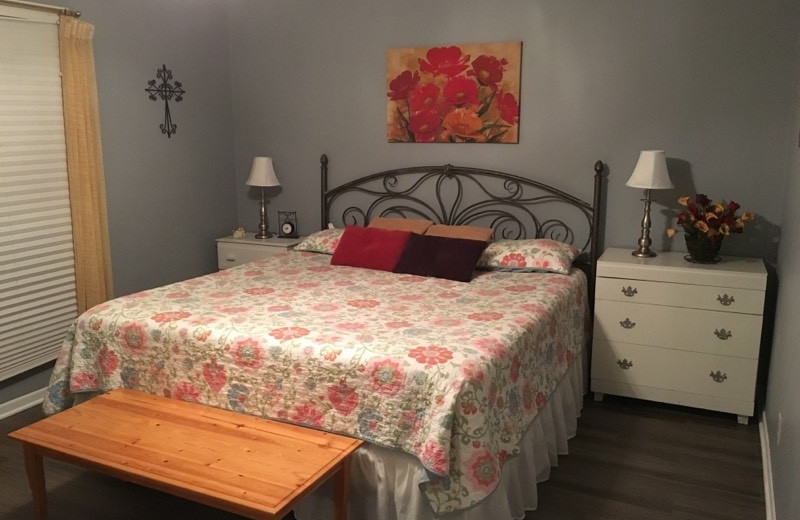 Rental bedroom at Frio Family Getaway