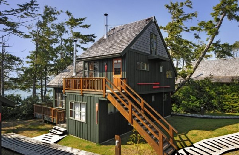 Triplex cabin at Middle Beach Lodge.