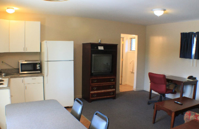 Kitchenette area at Capri Village Resort.