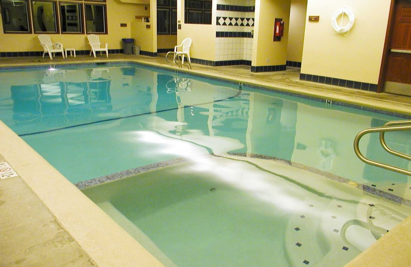 Indoor pool at The Tolovana Inn.