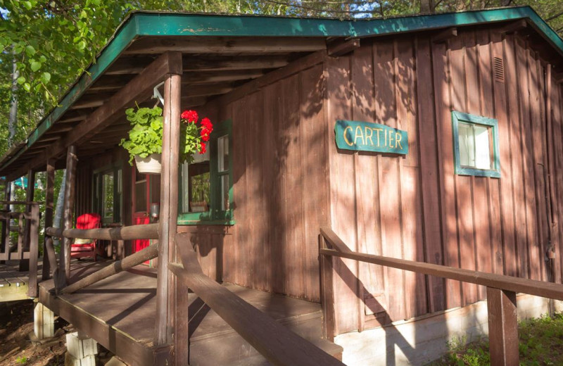 Cottage exterior at Mattawa River Resort.