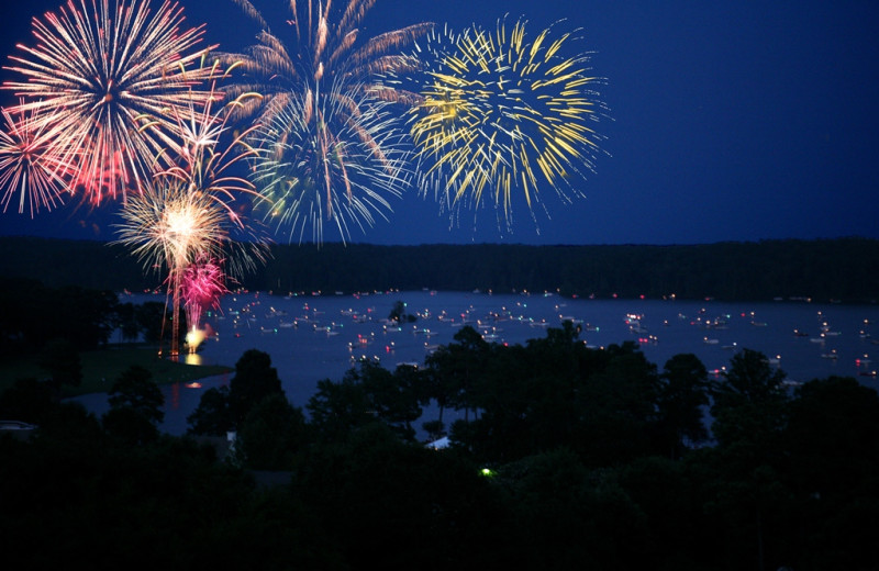 Fireworks at Mariners Landing.