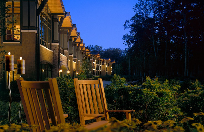 Exterior view of The Lodge at Woodloch.