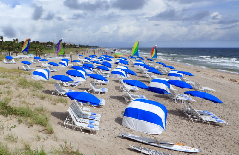 Beach at The Seagate Hotel & Spa.