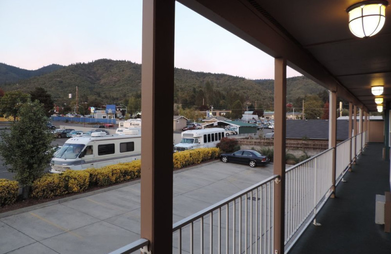 Balcony at Sweet Breeze Inn.