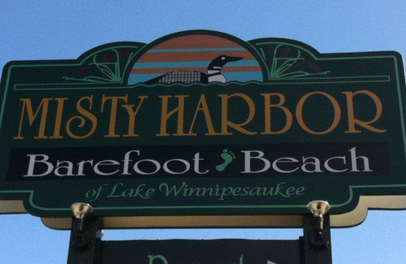 Entrance at Misty Harbor.
