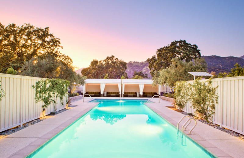 Outdoor pool at Solage Calistoga.