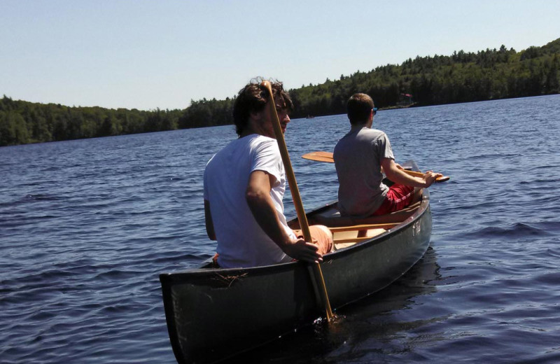 Canoeing at Avaloch Farm.