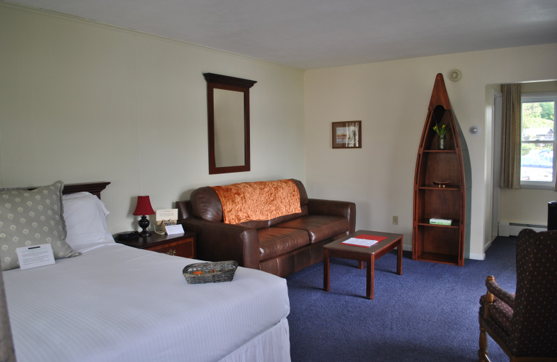 Guest room at Gauthier's Saranac Lake Inn.
