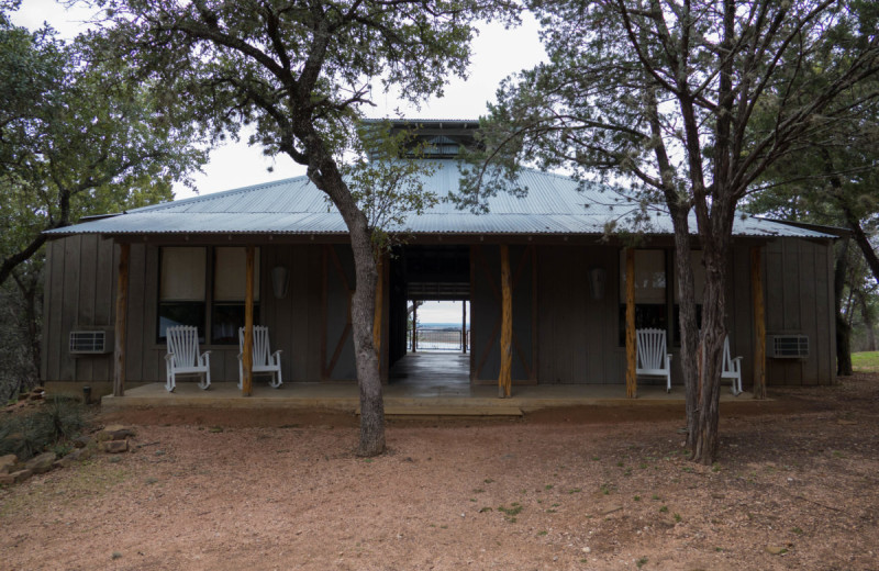 Cabin exterior at Canyon of the Eagles.