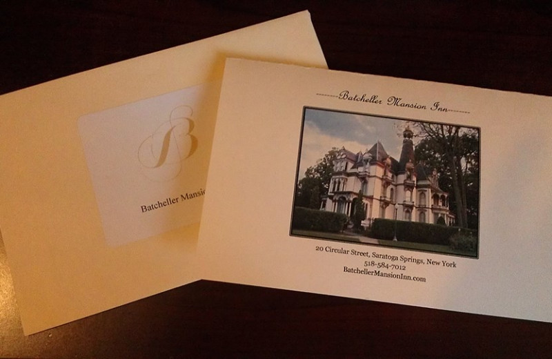 Batcheller Mansion Inn Bed and Breakfast cards.