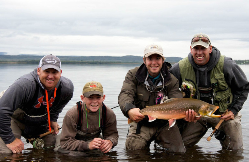 Fishing at Alaska Rainbow Lodge.