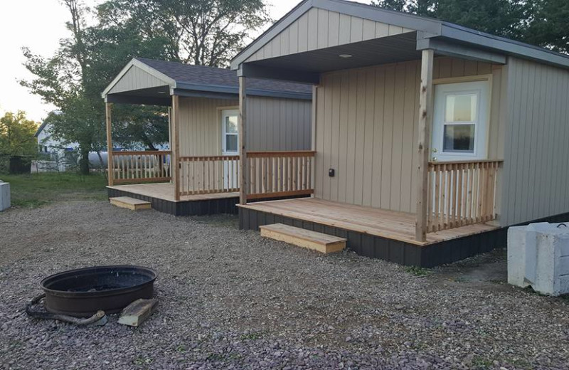 Cabins at Elm Lake Lodge.