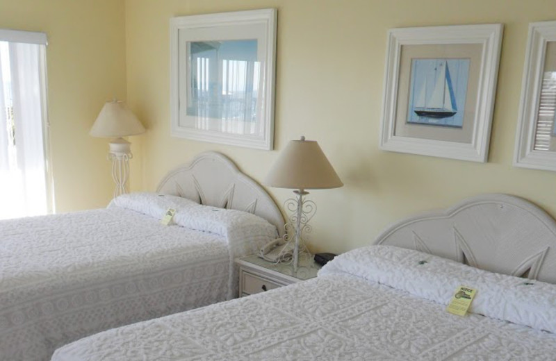 Guest room at Edison Beach House.