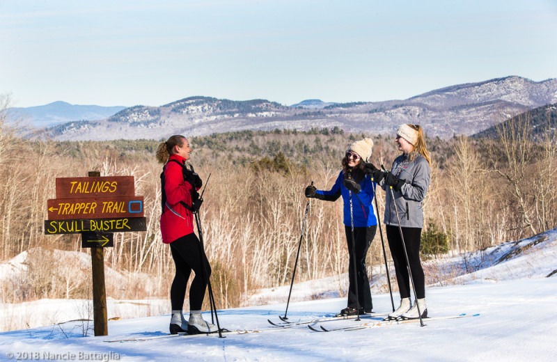 Skiing at Garnet Hill Lodge.