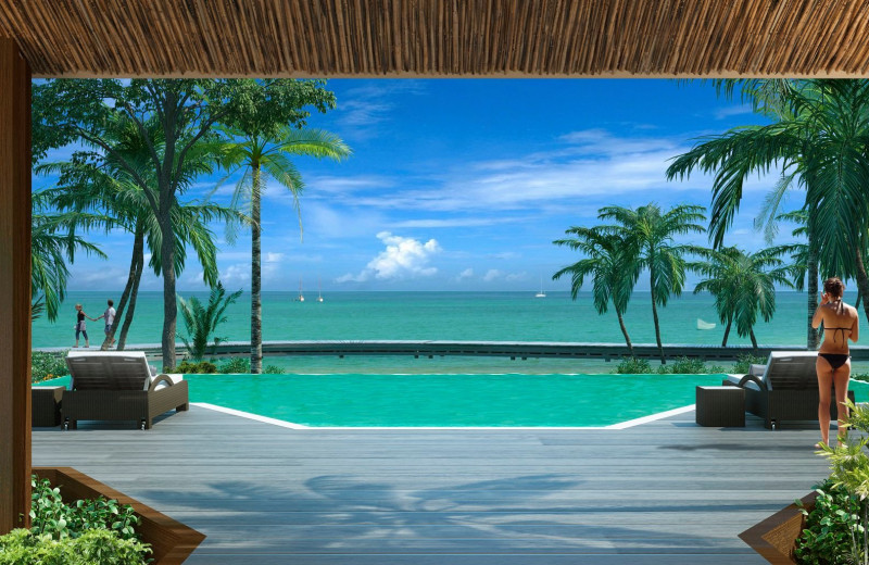 Pool at Bocas Bali Resort.