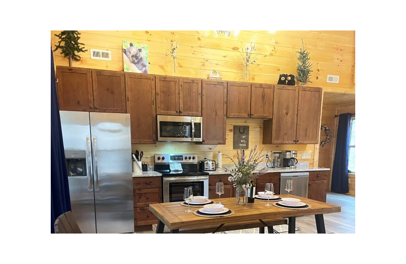 Kitchen at American Patriot Getaways - Makin' Waves.