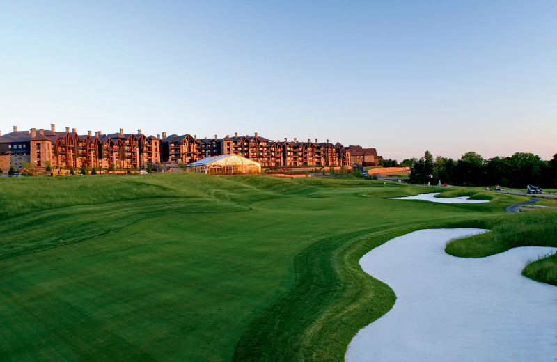 Golf course at Minerals Hotel.