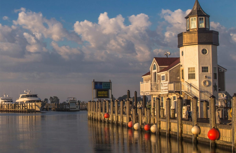 Light house at Saybrook Point Inn