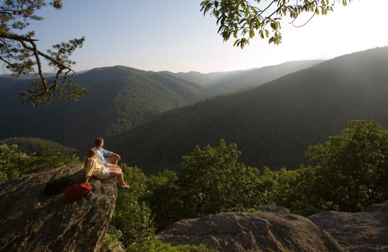 Mountain view at Wintergreen Resort.