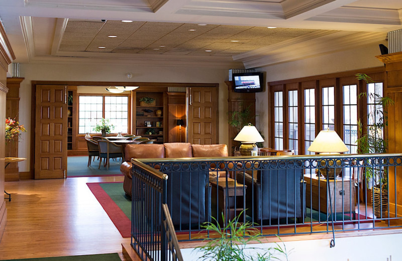 Lobby at Boulevard Inn.