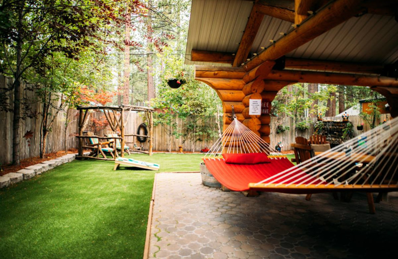 Patio at Fireside Lodge.