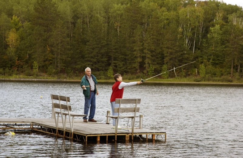 Fishing at Giants Ridge Golf and Ski Resort.