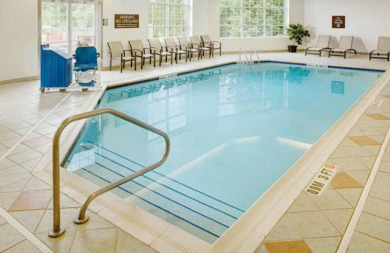 Indoor pool at Homewood Suites by Hilton Cleveland-Solon, OH.