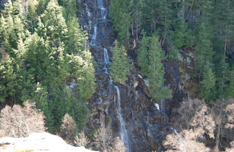 Waterfall near Trails End Inn.