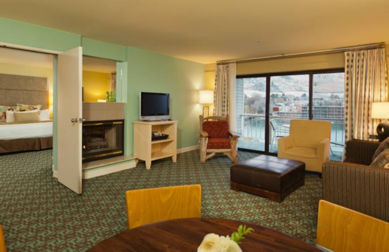 Presidential suite at Campbell's Resort on Lake Chelan.