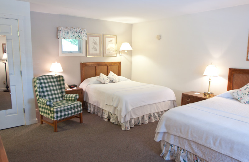 Guest room at Mount Battie Motel.