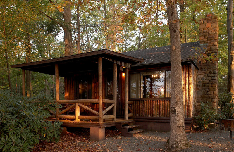 Cottage view at Mountain Springs Lake Resort.