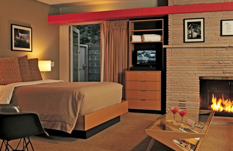 Guest room at Orbit In Hotel.