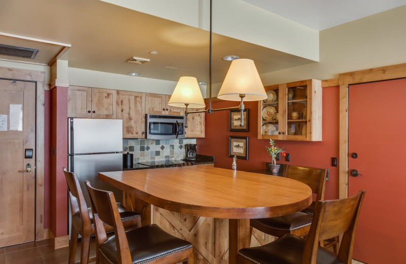 Guest kitchen at Teton Springs Lodge.