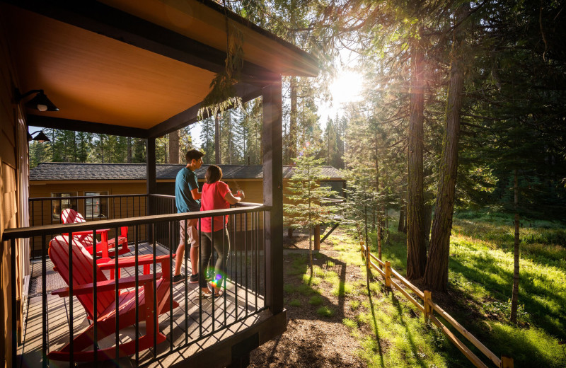 Couple at Tenaya Lodge at Yosemite.