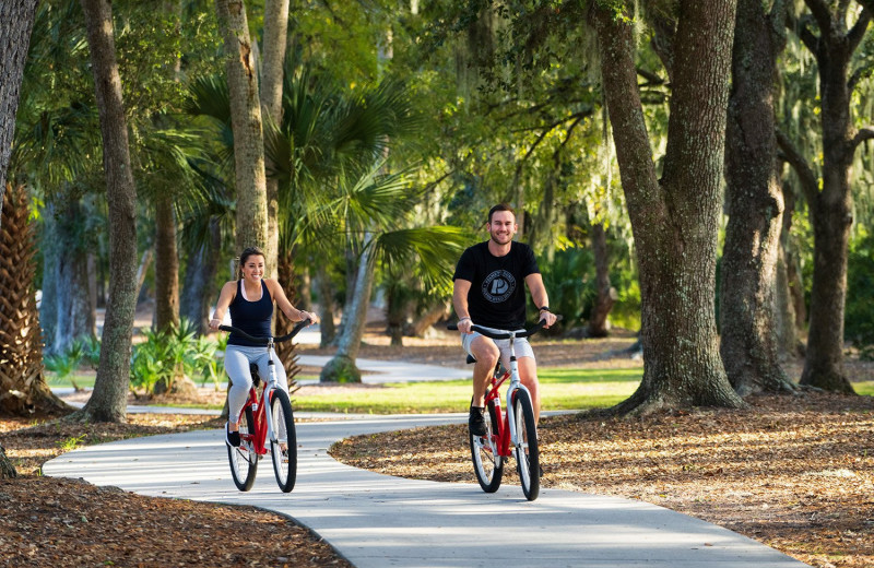 Biking at Palmetto Dunes Oceanfront Resort.