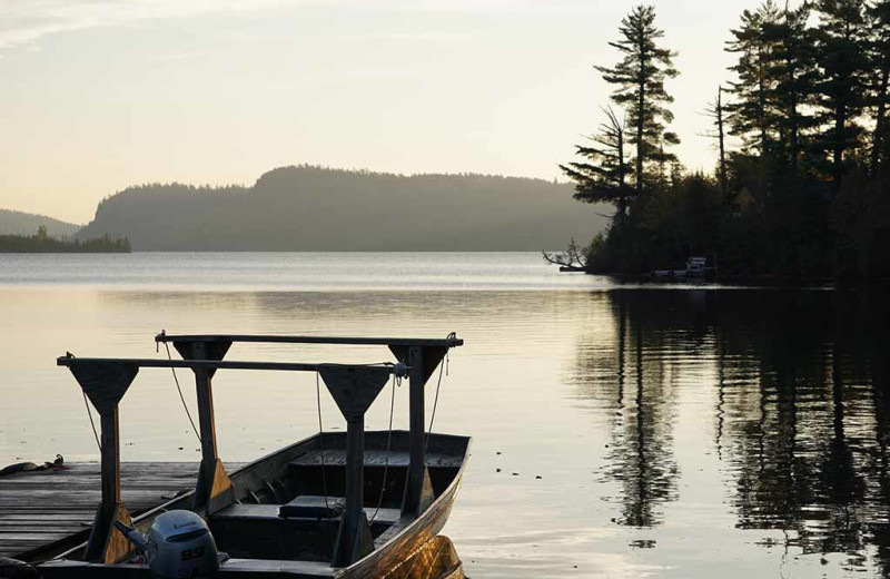 Lake view at Clearwater Historic Lodge & Canoe Outfitters.